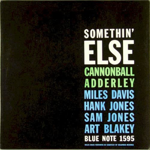 Somethin’ Else by Cannonball Adderley album cover